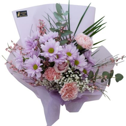 BUKET PINK FLOWERS
