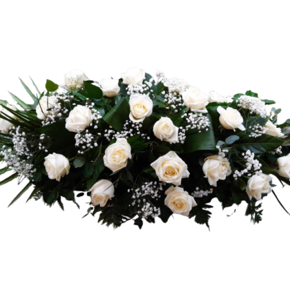 IKEBANA BIJELA NA KOVCEG