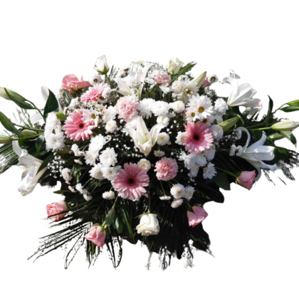 RUZICASTO-BIJELA IKEBANA (VELIKA)